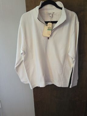 Tommy Bahama Off-White Quarter-Zip Pullover